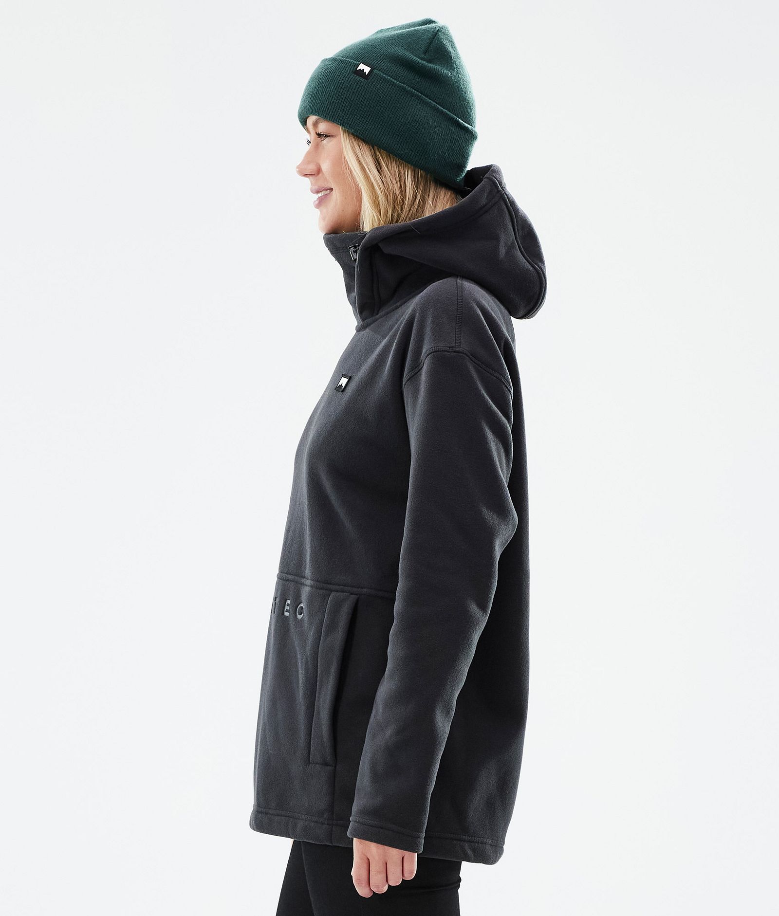 Montec Delta W Fleece-hoodie Dame Black