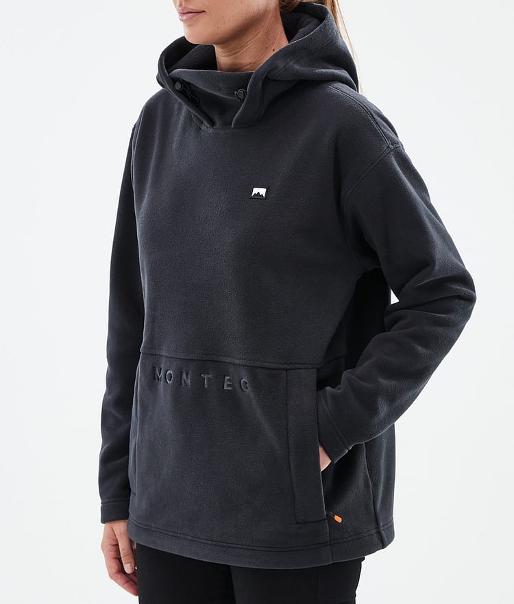 Montec Delta W Fleece Hoodie Dames Black, Afbeelding 7 van 7