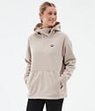 Montec Delta W Fleece Hoodie Dames Sand