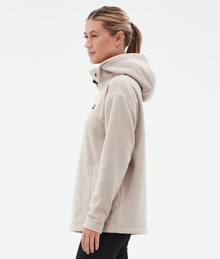 Montec Delta W Fleece Hoodie Dames Sand, Afbeelding 5 van 7