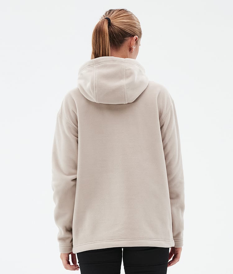 Montec Delta W Fleece Hoodie Dames Sand, Afbeelding 6 van 7