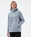 Montec Delta W Fleece Hoodie Dames Soft Blue