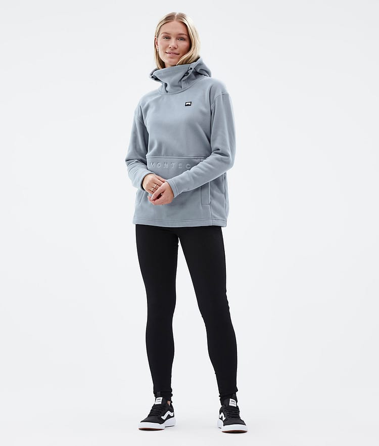 Montec Delta W Fleece Hoodie Dames Soft Blue, Afbeelding 3 van 7