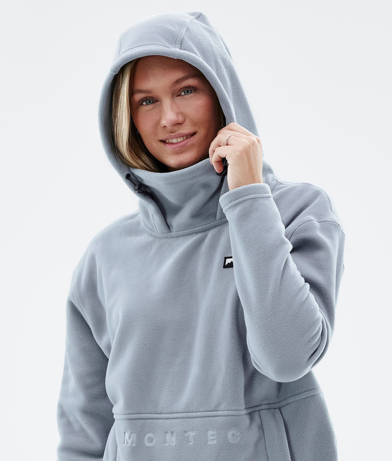 Montec Delta W Fleece-hoodie Dame Soft Blue Renewed, Billede 5 af 7