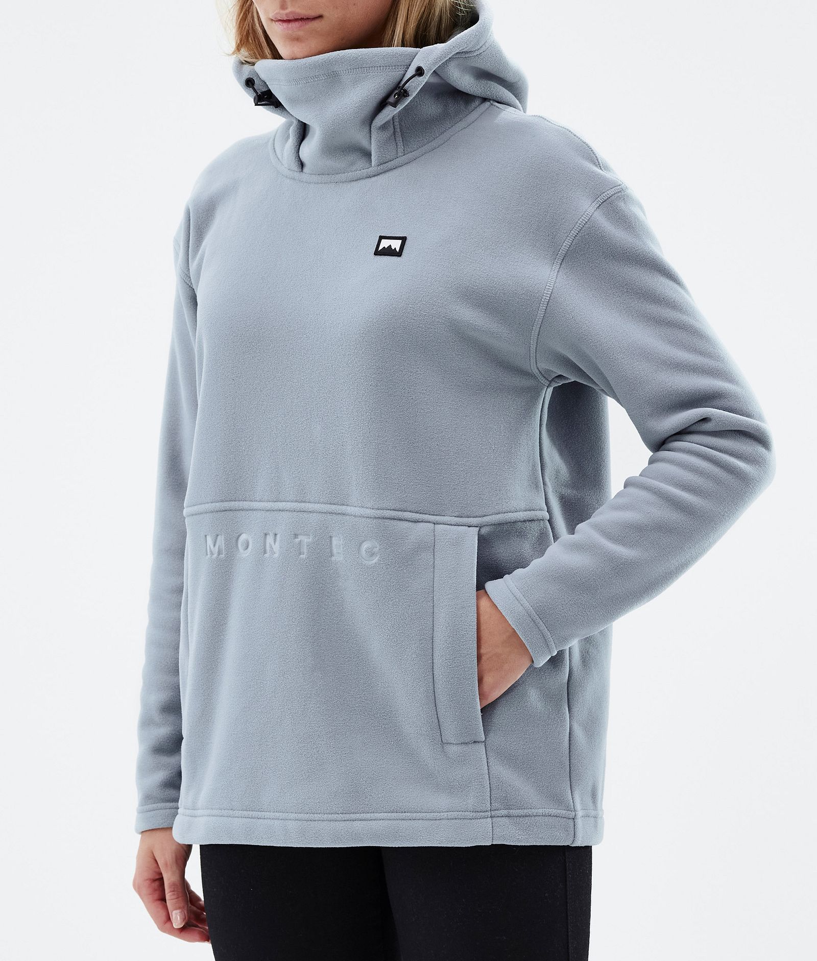 Montec Delta W Fleece-hoodie Dame Soft Blue