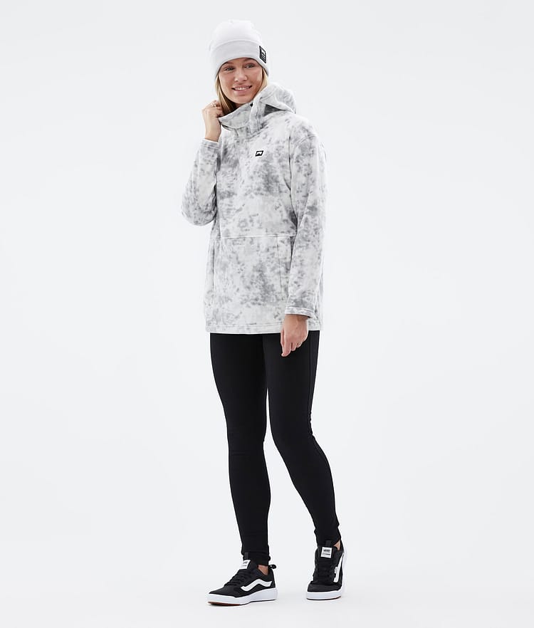 Montec Delta W Pile con Cappuccio Donna Grey Tiedye Renewed, Immagine 3 di 7