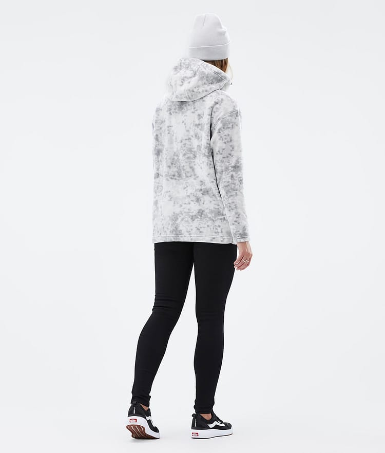 Montec Delta W Pile con Cappuccio Donna Grey Tiedye Renewed, Immagine 4 di 7
