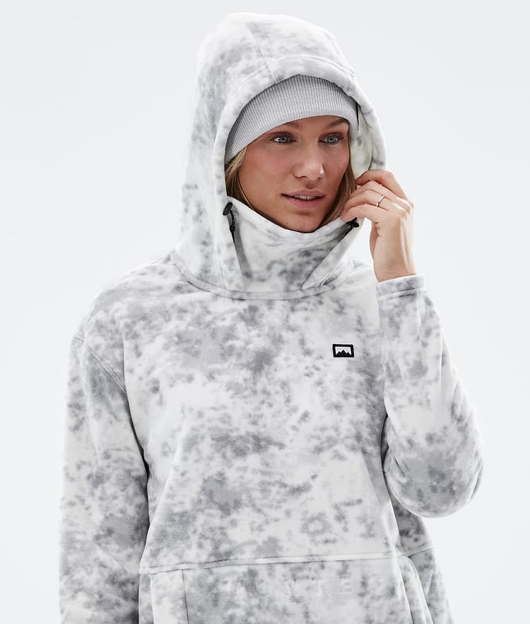 Montec Delta W Fleece Hoodie Women Grey Tiedye