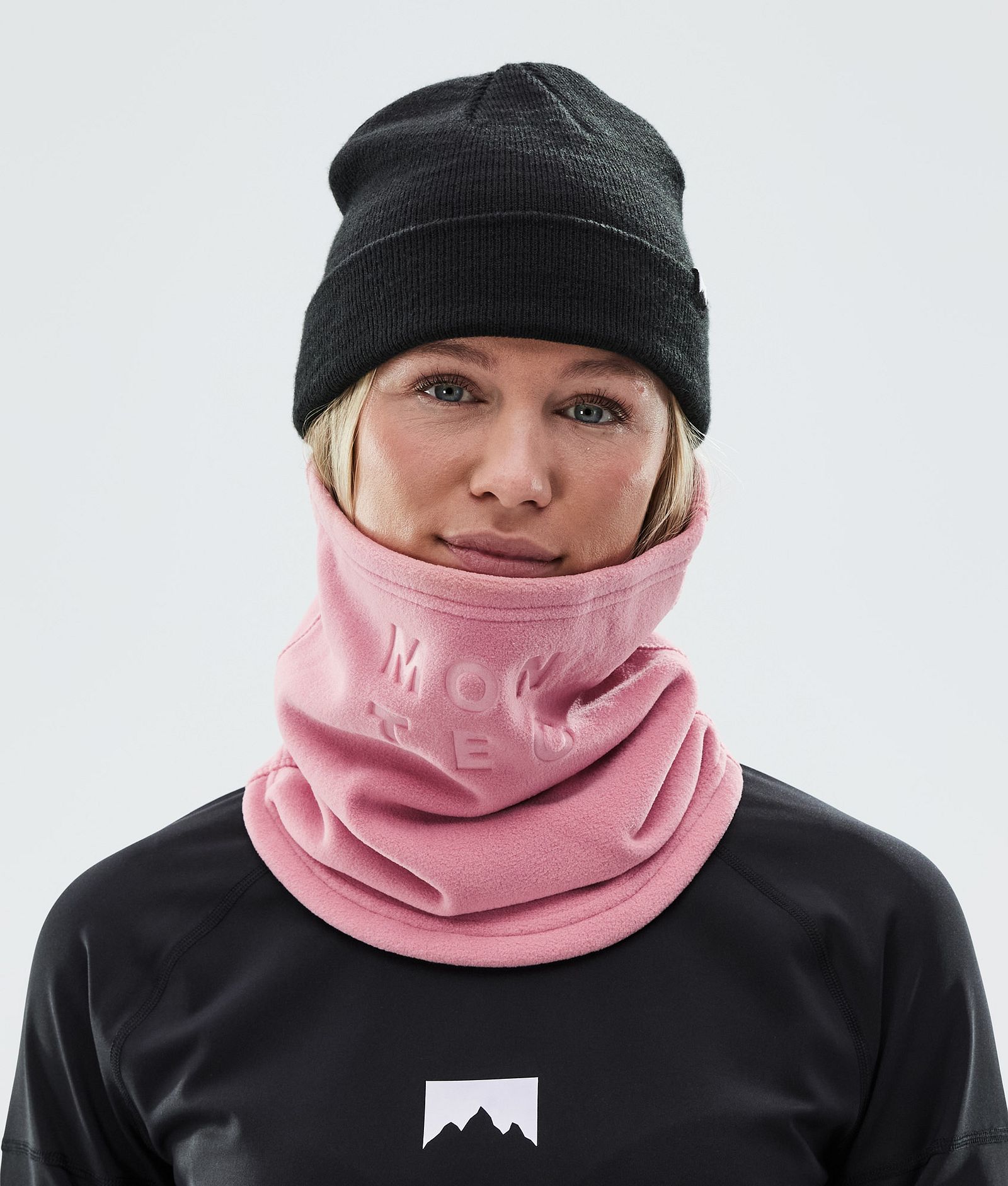 Montec Echo Tube Facemask Pink, Image 3 of 3