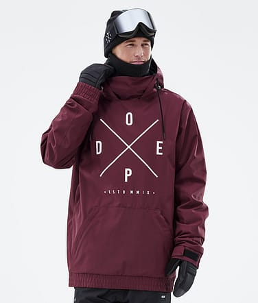 Dope Migoo Lyžařská Bunda Pánské 2X-Up Burgundy