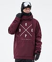 Dope Migoo Kurtka Narciarska Mężczyźni 2X-Up Burgundy