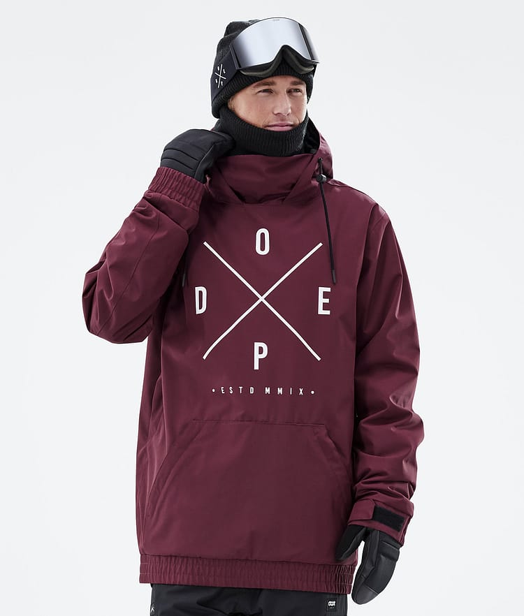 Dope Migoo Ski Jacket Men 2X-Up Burgundy, Image 1 of 8