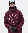 Dope Migoo Veste de Ski Homme 2X-Up Burgundy, Image 2 sur 8