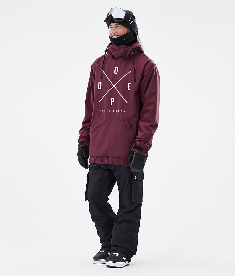 Dope Migoo Snowboardjakke Herre 2X-Up Burgundy, Billede 3 af 8