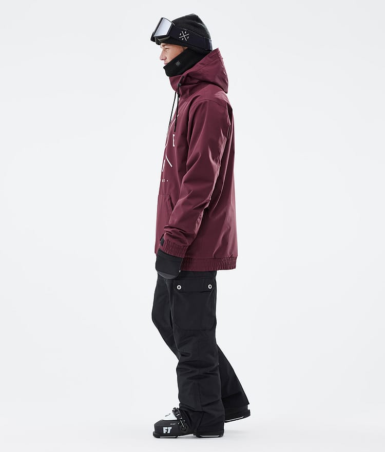 Dope Migoo Ski Jacket Men 2X-Up Burgundy, Image 4 of 8