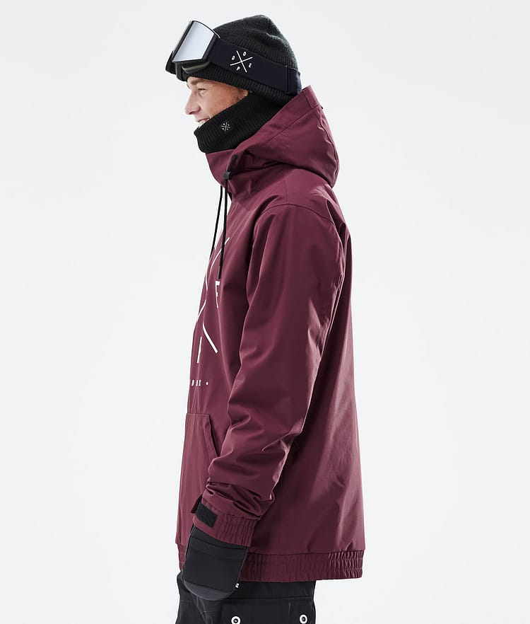 Dope Migoo Snowboard Jacket Men 2X-Up Burgundy, Image 6 of 8