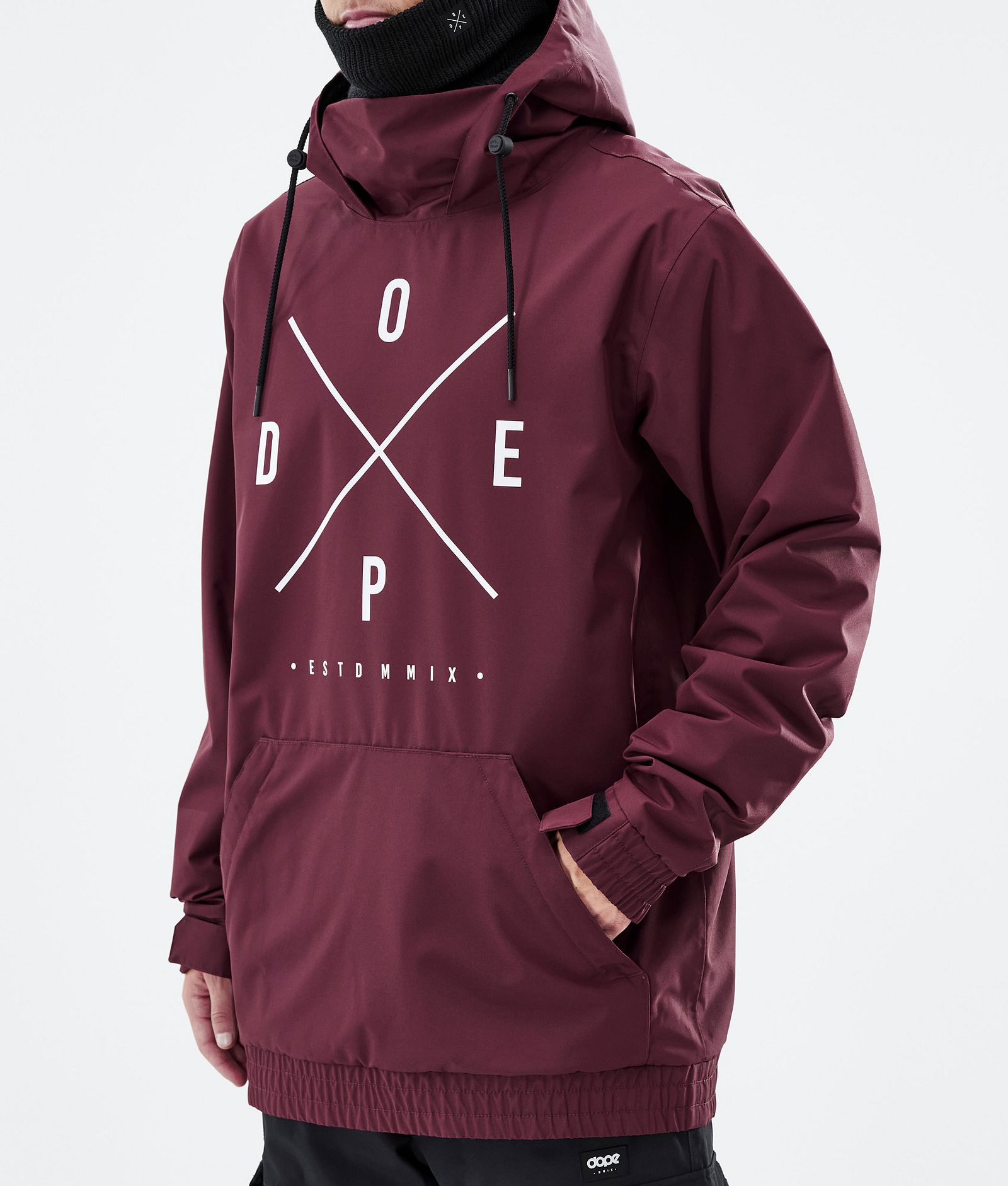 Dope Migoo Snowboardjakke Herre 2X-Up Burgundy, Billede 8 af 8