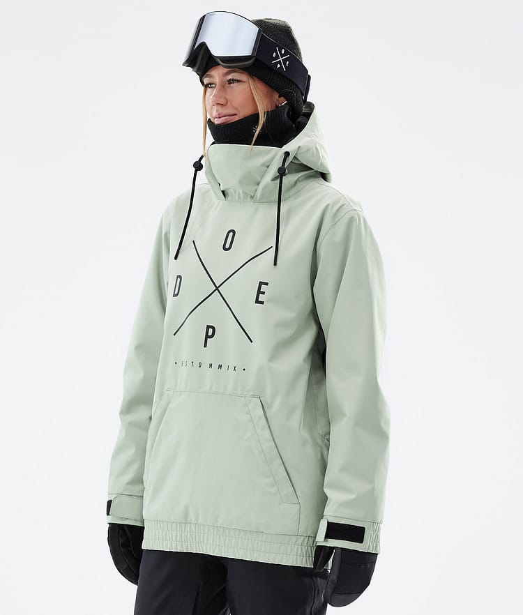 Dope Migoo W Lyžařská Bunda Dámské 2X-Up Soft Green, Obrázek 1 z 8