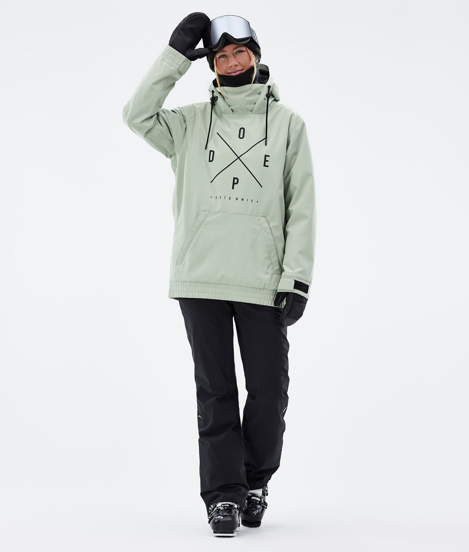 Dope Migoo W Lyžařská Bunda Dámské 2X-Up Soft Green, Obrázek 3 z 8