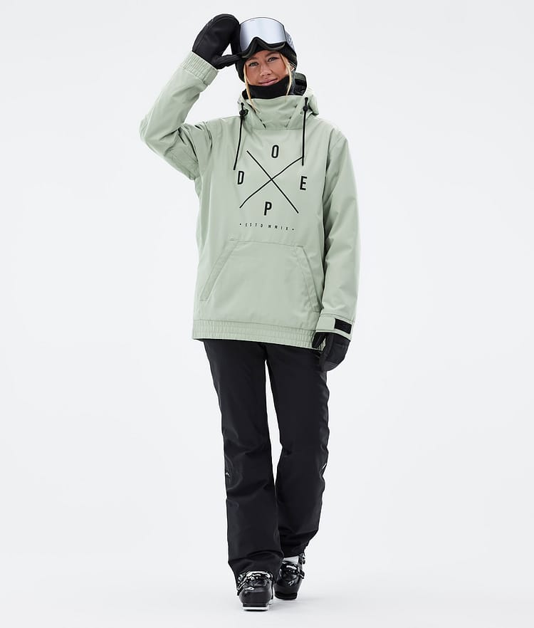 Dope Migoo W Lyžařská Bunda Dámské 2X-Up Soft Green, Obrázek 3 z 8