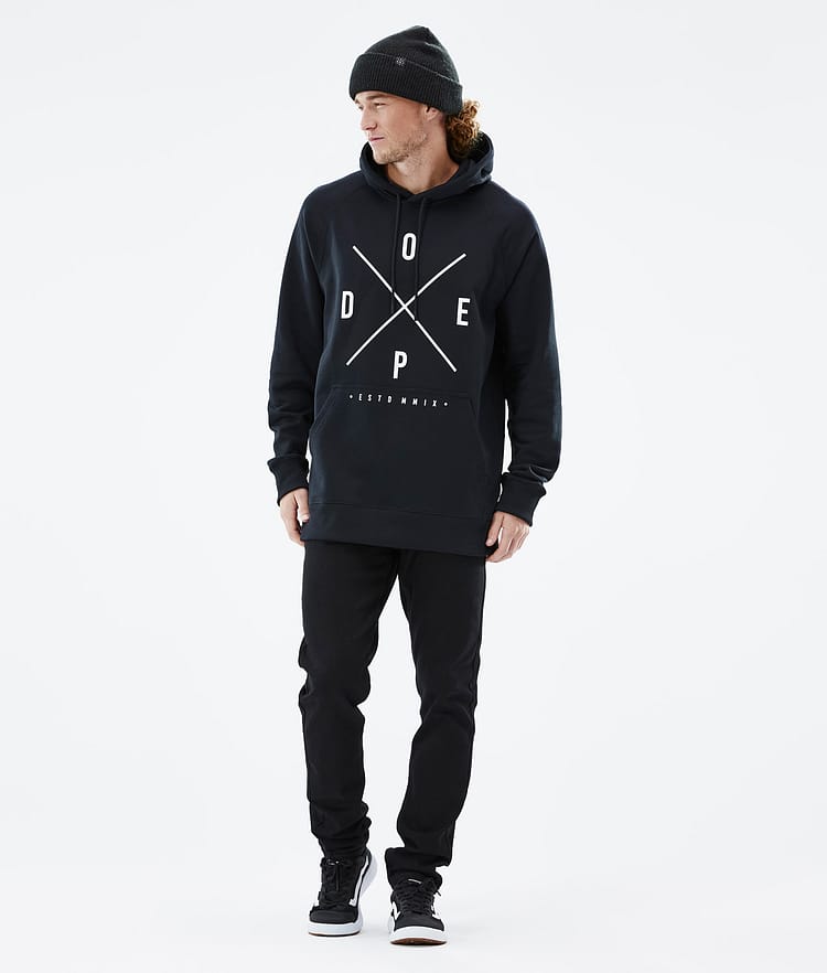 Dope Common 2022 Hoodie Men 2X-Up Black