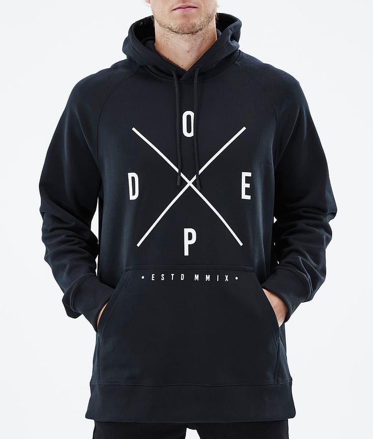 Dope Common 2022 Bluzy z Kapturem Mężczyźni 2X-Up Black