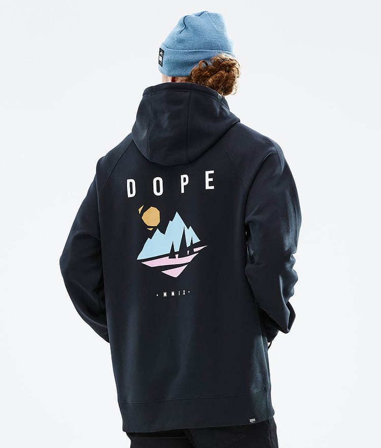 Dope Common 2022 Bluzy z Kapturem Mężczyźni Pine Black