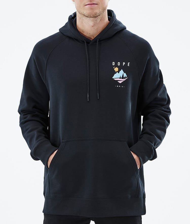 Dope Common 2022 Hoodie Heren Pine Black