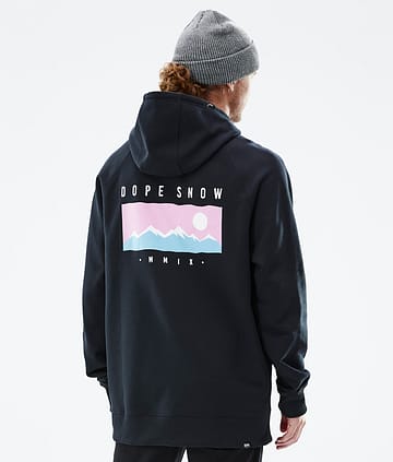 Dope Common 22 Bluzy z Kapturem Mężczyźni Range Black