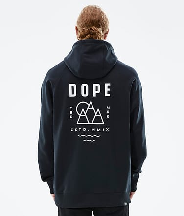 Dope Common 2022 Felpa con Cappuccio Uomo Summit Black