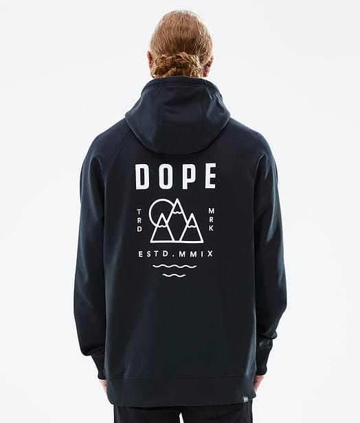 Dope Common 22 Hoodie Heren Summit Black