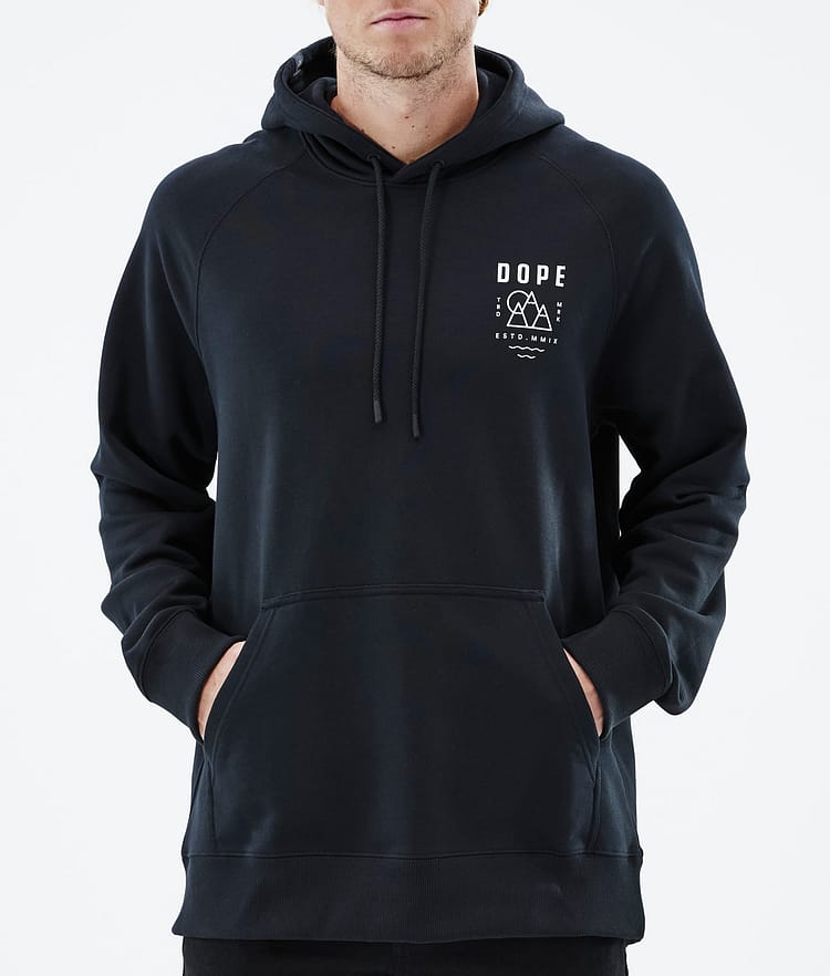 Dope Common 2022 Felpa con Cappuccio Uomo Summit Black