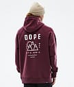 Dope Common 22 Hoodie Men Summit Burgundy