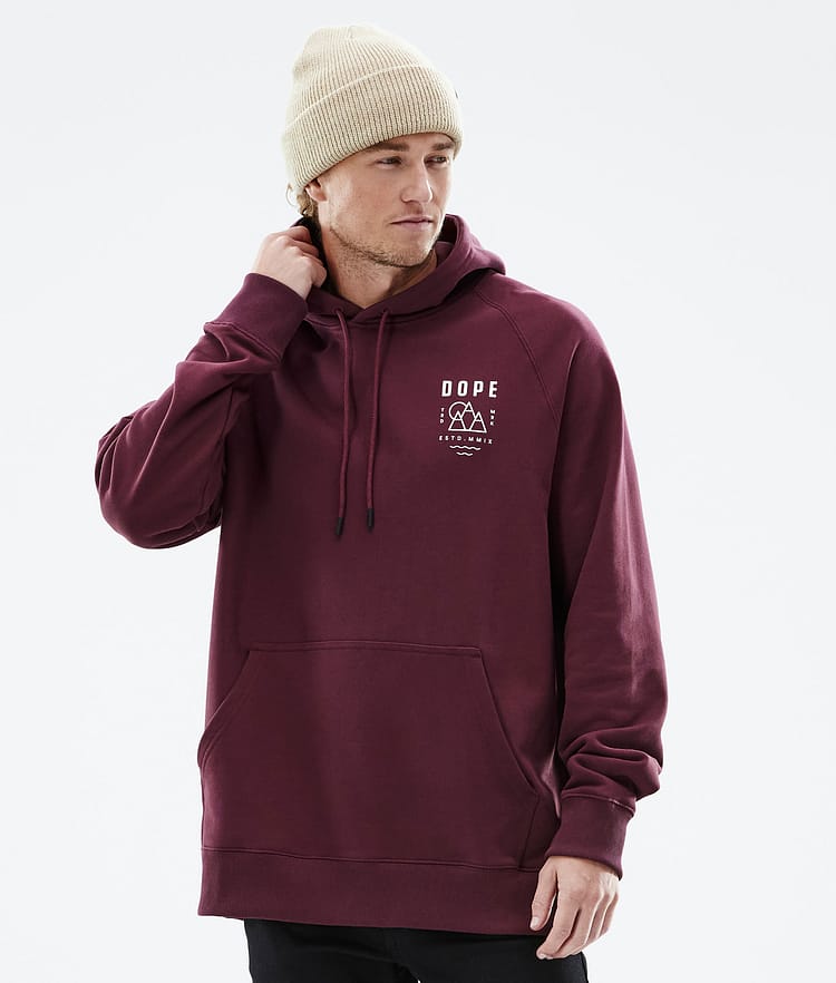 Dope Common 22 Hoodie Heren Summit Burgundy, Afbeelding 2 van 6