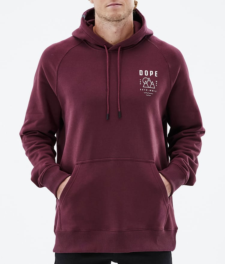 Dope Common 22 Hoodie Heren Summit Burgundy, Afbeelding 6 van 6