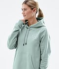 Dope Common W 2022 Hoodie Dame 2X-Up Faded Green