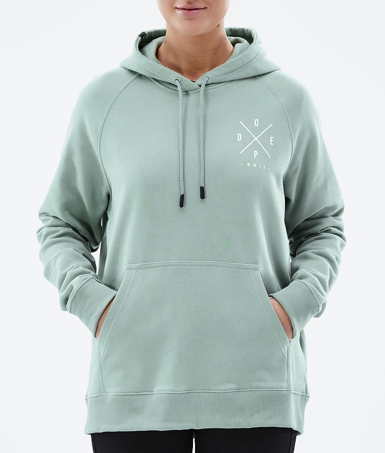 Dope Common W 2022 Hoodie Dames 2X-Up Faded Green