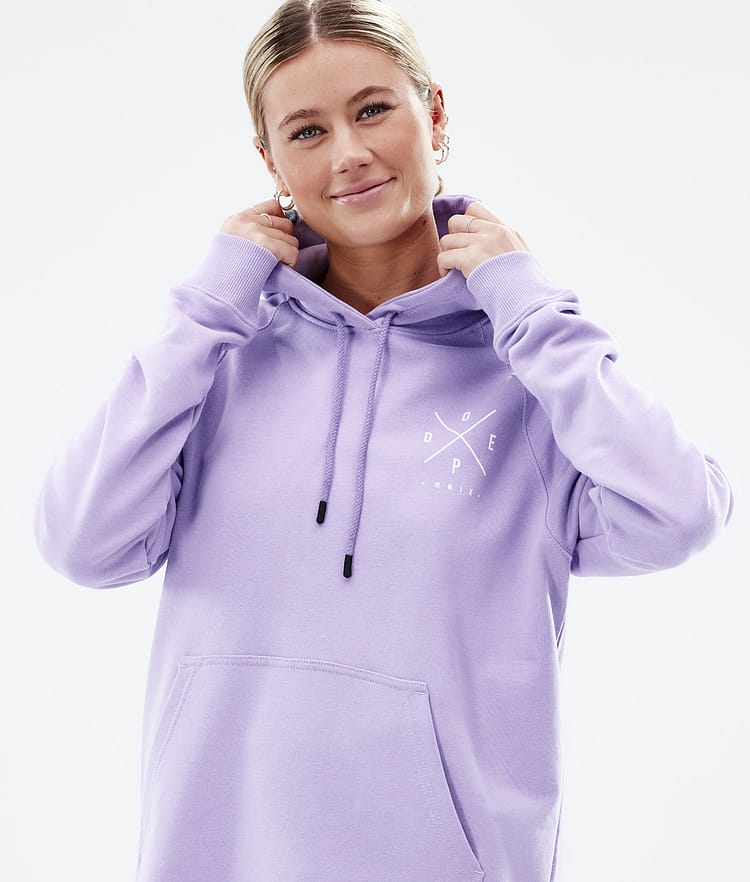 Dope Common W 2022 Felpa con Cappuccio Donna 2X-Up Faded Violet, Immagine 3 di 6