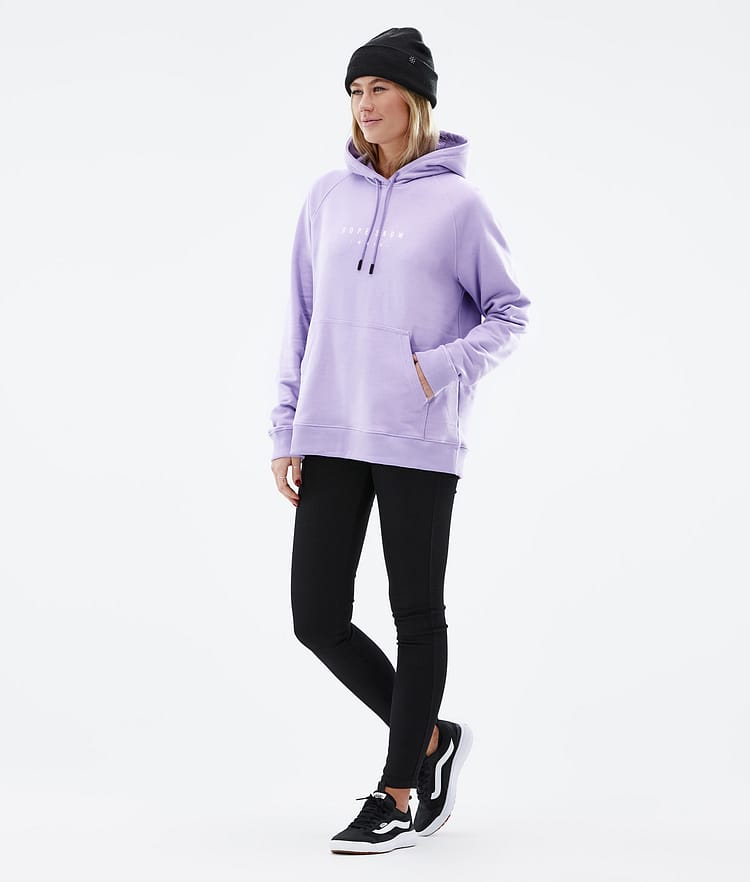 Dope Common W 22 Felpa con Cappuccio Donna Range Faded Violet, Immagine 5 di 6