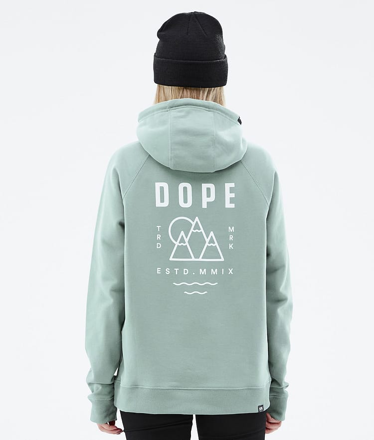 Dope Common W 2022 Sweat à capuche Femme Summit Faded Green, Image 1 sur 6