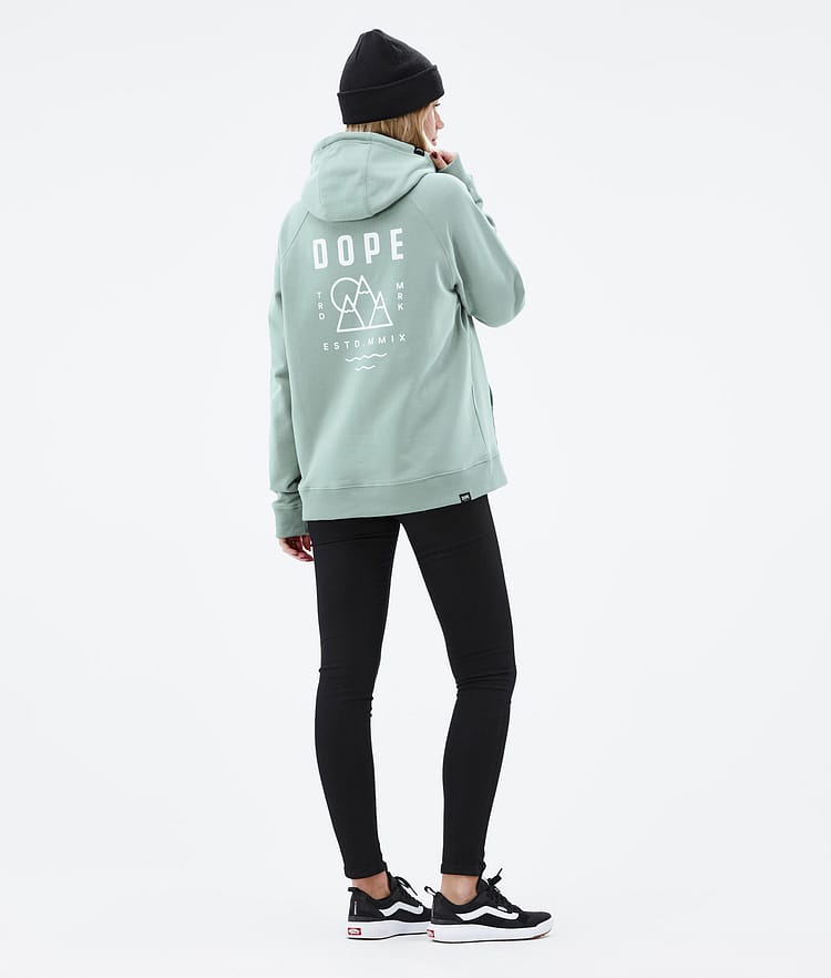 Dope Common W 2022 Hoodie Women Summit Faded Green, Image 4 of 6