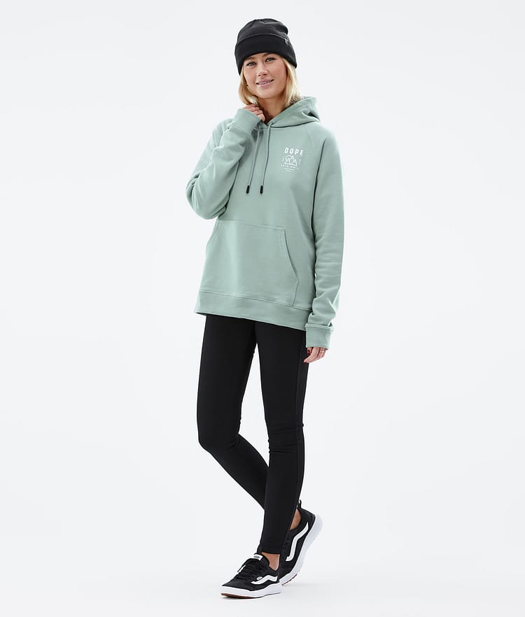 Dope Common W 2022 Sweat à capuche Femme Summit Faded Green, Image 5 sur 6