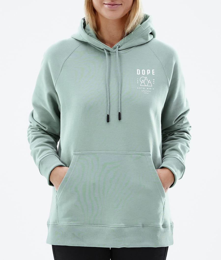 Dope Common W Hoodie Women Summit Faded Green