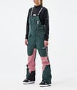 Montec Fawk W Pantalon de Snowboard Femme Dark Atlantic/Pink