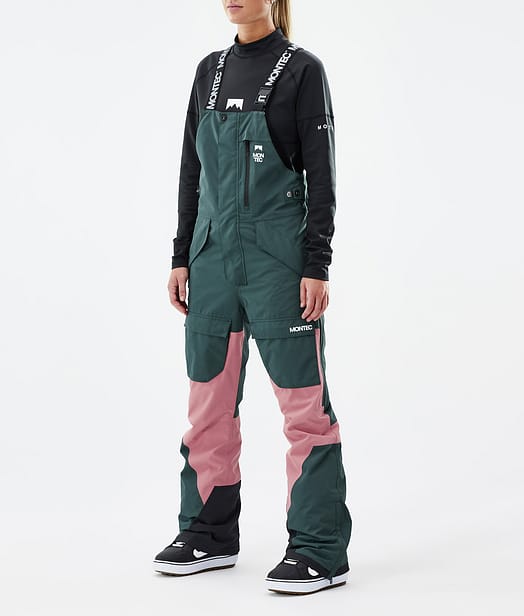 Montec Fawk W Snowboard Pants Women Dark Atlantic/Pink