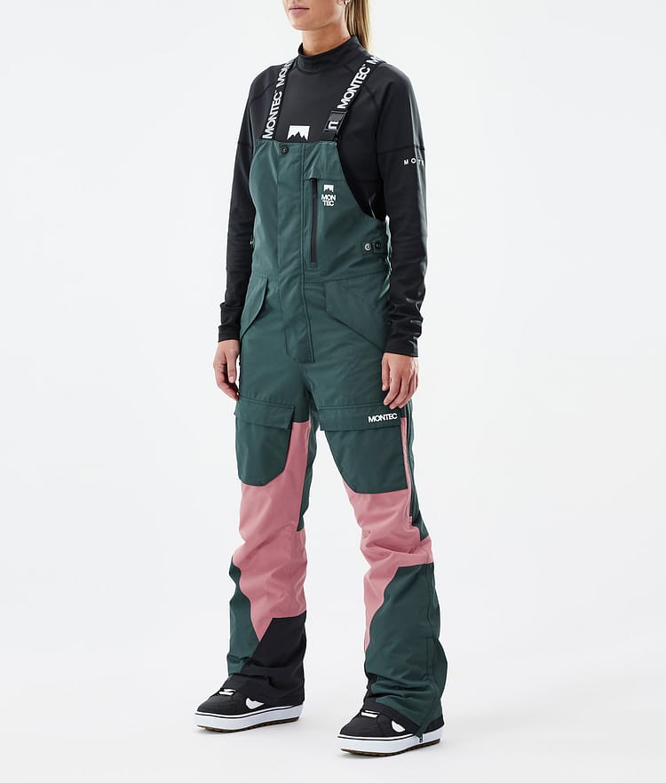 Montec Fawk W Pantalon de Snowboard Femme Dark Atlantic/Pink, Image 1 sur 7