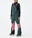 Montec Fawk W Pantalones Snowboard Mujer Dark Atlantic/Pink