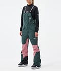 Montec Fawk W Pantalon de Snowboard Femme Dark Atlantic/Pink