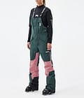 Montec Fawk W Pantalon de Ski Femme Dark Atlantic/Pink, Image 1 sur 7