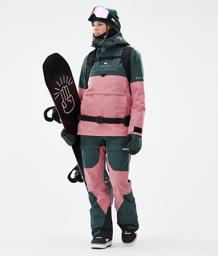 Montec Fawk W Snowboard Broek Dames Dark Atlantic/Pink, Afbeelding 2 van 7